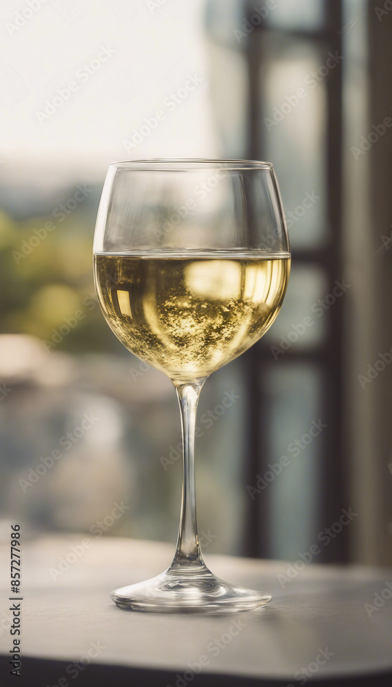 A glass of white wine on a transparent background file A glass of white wine on a transparent background file