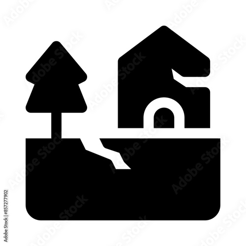 ruined glyph icon