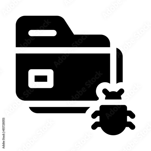infected glyph icon