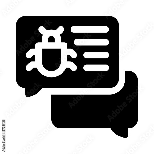 messages glyph icon