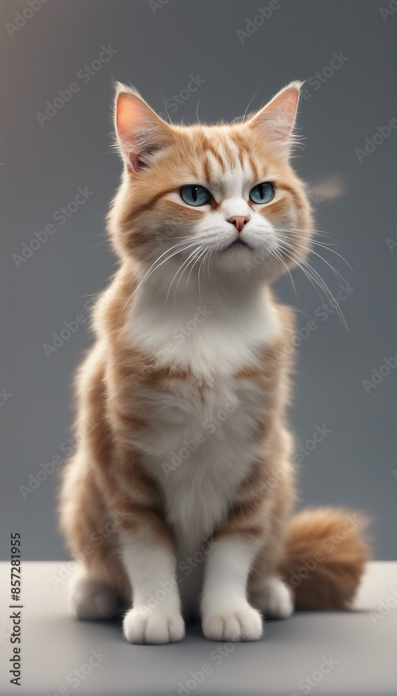 Cat being grumpy illustration on transparent background Cat being grumpy illustration on transparent background
