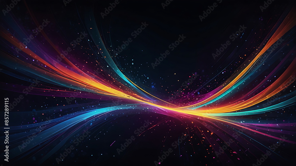 Obraz premium a vibrant hightech abstract background background