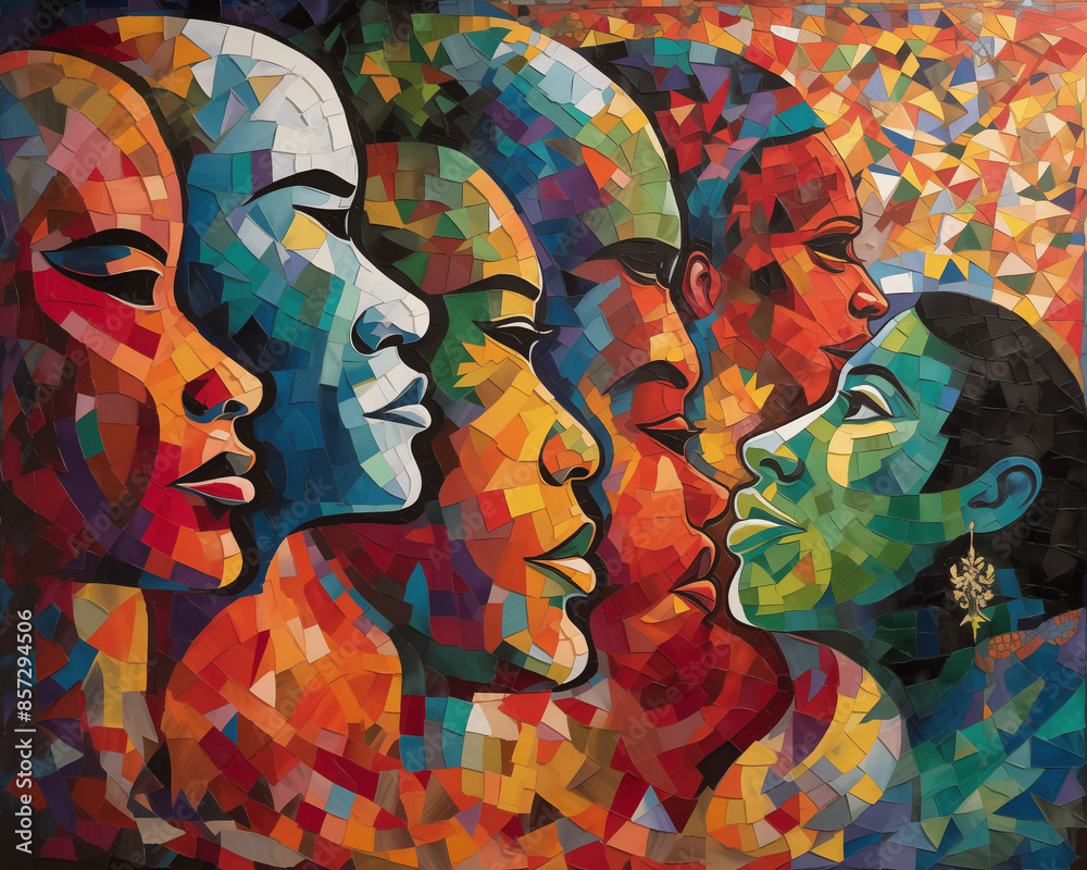 artwork celebrating Juneteenth, AI-generated artwork celebrating Juneteenth, AI-generated