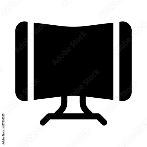 monitor glyph icon