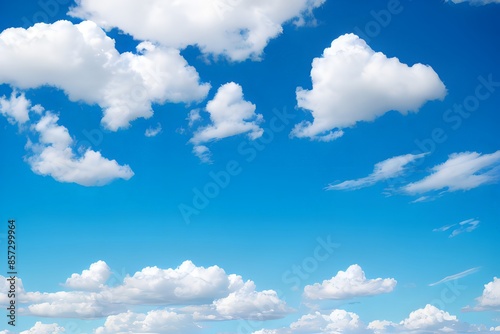 青空と雲の風景