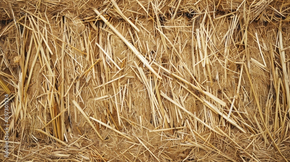 Straw background and ground covering Straw background and ground covering