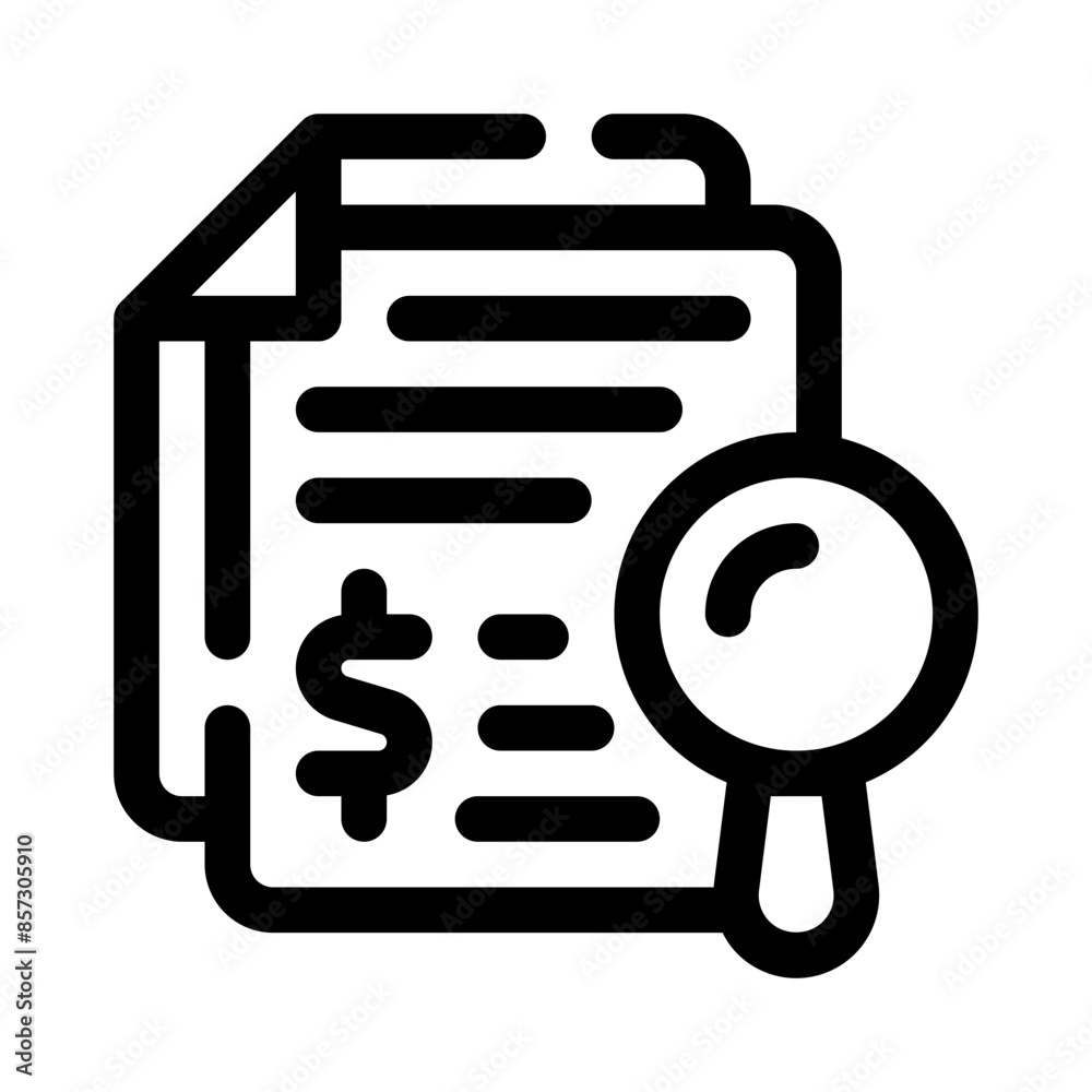 audit line icon audit line icon
