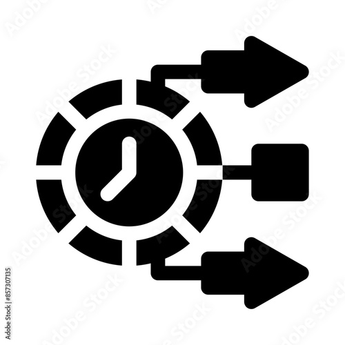 Future glyph icon