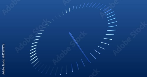Close-up of clock hands moving slowly 