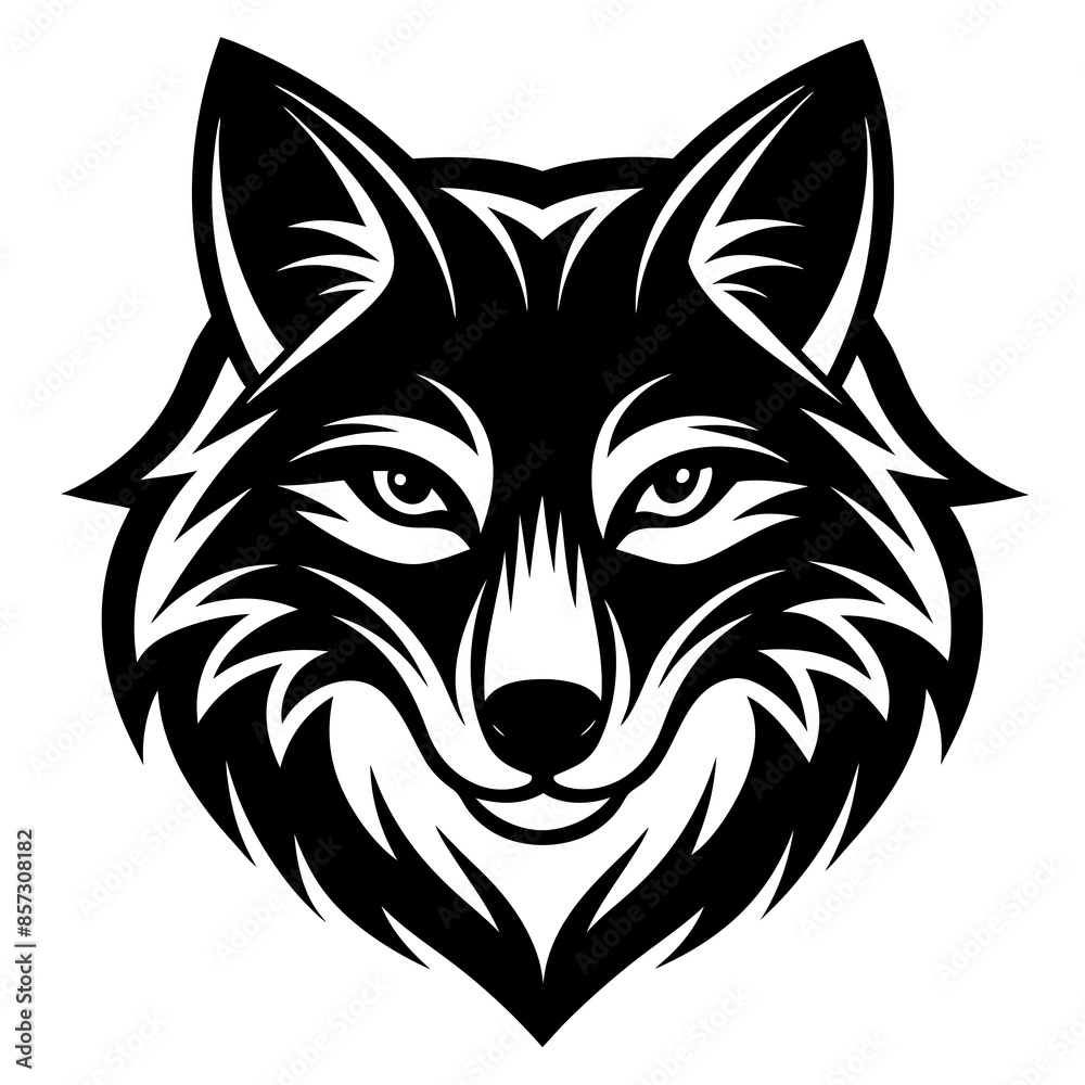 Fototapeta premium wolf logo design