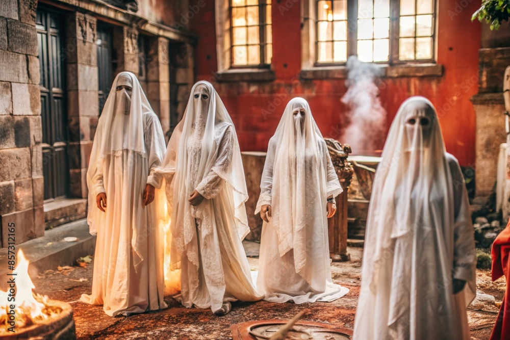 Images of ghostly figures or apparitions Images of ghostly figures or apparitions
