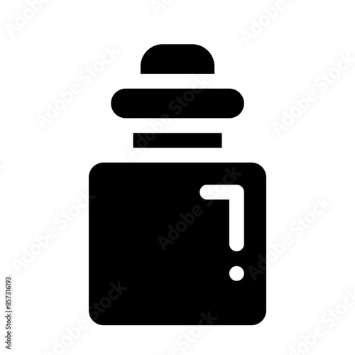 water bottle glyph icon