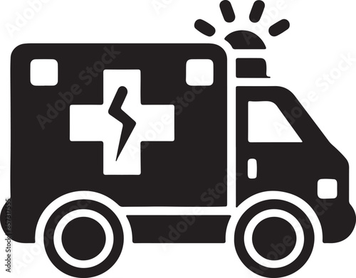 Ambulance Clipart and Vector Illustration