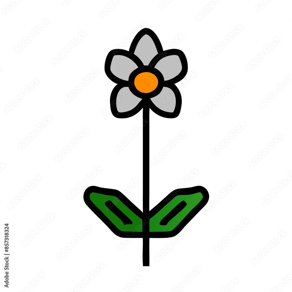 Flowers icon vector design Flowers icon vector design