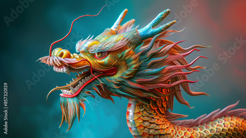 Beautiful chinese dragon