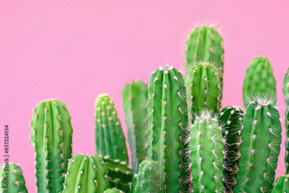 Cactus Pink. Green Succulent Plant in Natural Garden Background Cactus Pink. Green Succulent Plant in Natural Garden Background
