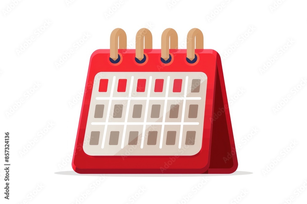 Calendar Monday Icon. Planning Day of Week Colorful Page Concept Calendar Monday Icon. Planning Day of Week Colorful Page Concept