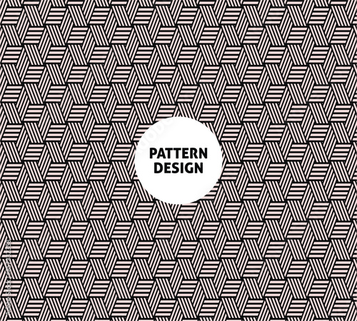Seamless Geometric Pattern Vector, Modern stylish abstract texture
