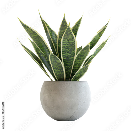 Aloe vera plant in a pot surrounded by nature, featuring succulent leaves and isolated for focus, showcasing its herbal growth as a houseplant decoration