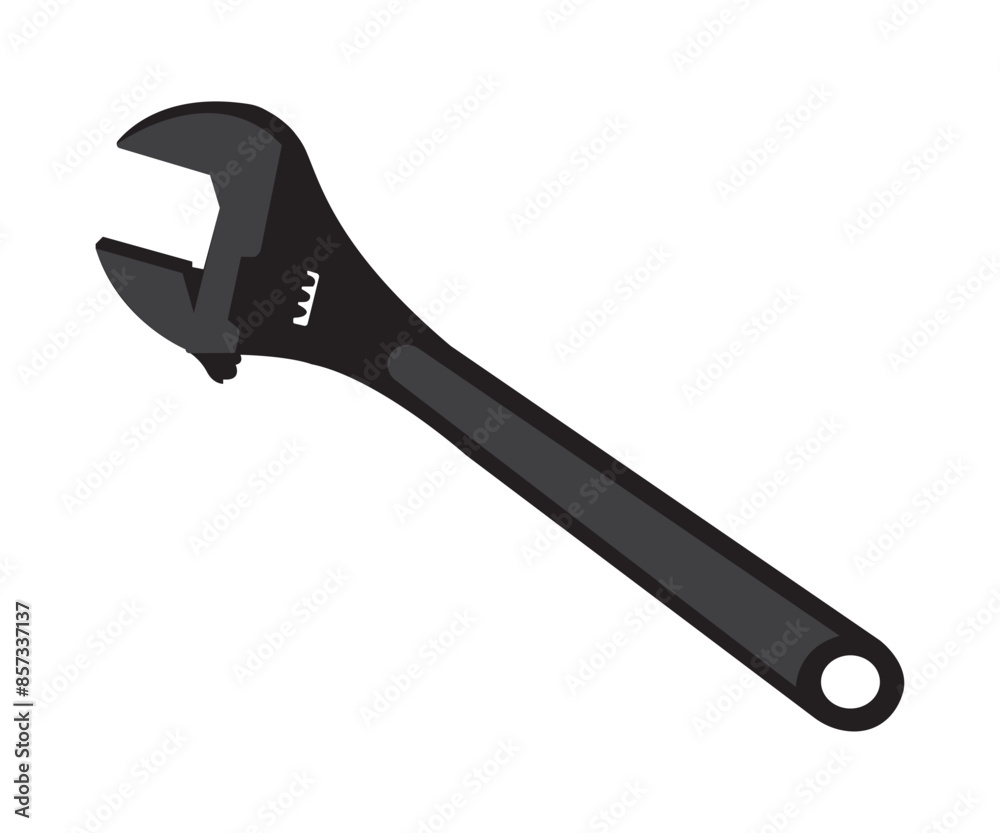 wrench icon. sign design. background flat vector isolated, Simple Wrench and screwdriver or tools solid black icon wrench icon. sign design. background flat vector isolated, Simple Wrench and screwdriver or tools solid black icon