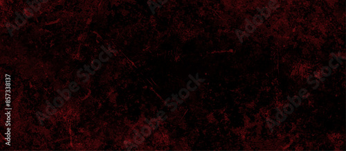 Abstract red marble on black background. Dark grunge textured red concrete wall background. gray and red granite tiles floor on red background. gloomy black and red colors background for design.