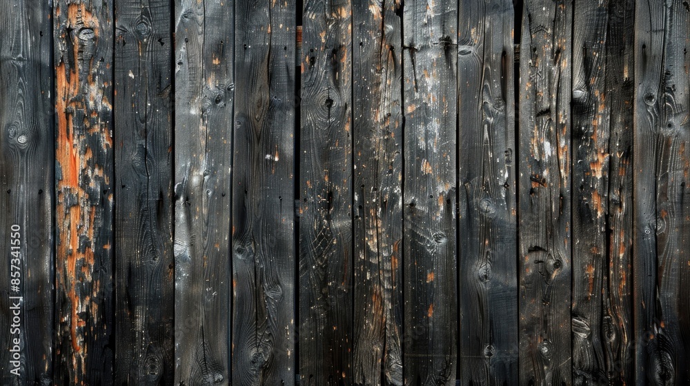 Weathered wooden wall background with aged plank fence Weathered wooden wall background with aged plank fence