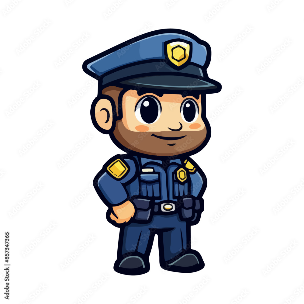 Fototapeta premium funny police officer