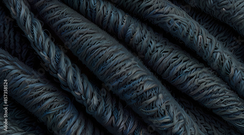 Illustration of a background showcasing the soft and fluffy texture of a woolen fabric, with visible fibers and fuzziness