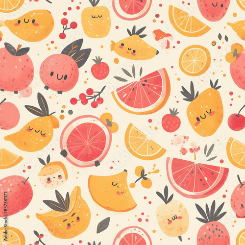 Fruit Seamless Patterns