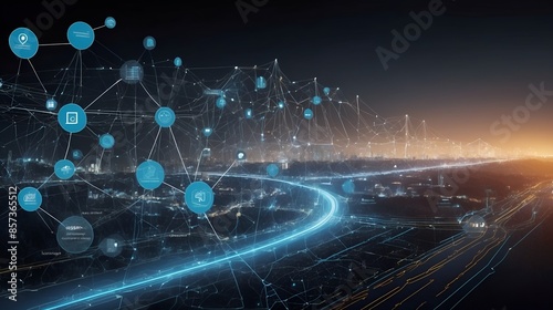 A digital transformation roadmap with key milestones and objectives, highlighting the process of integrating technology into traditional business models, Digital transformation strategy ... See More
