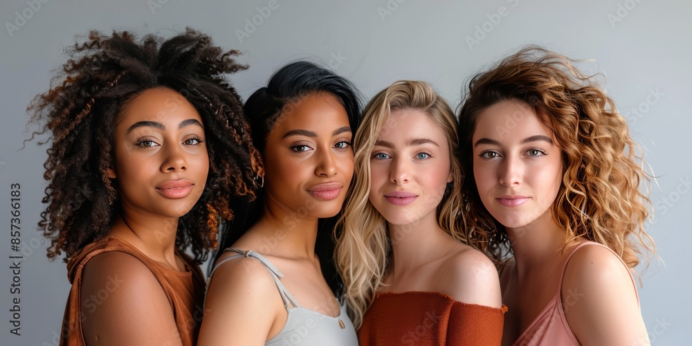 image of diverse women in a studio setting image of diverse women in a studio setting