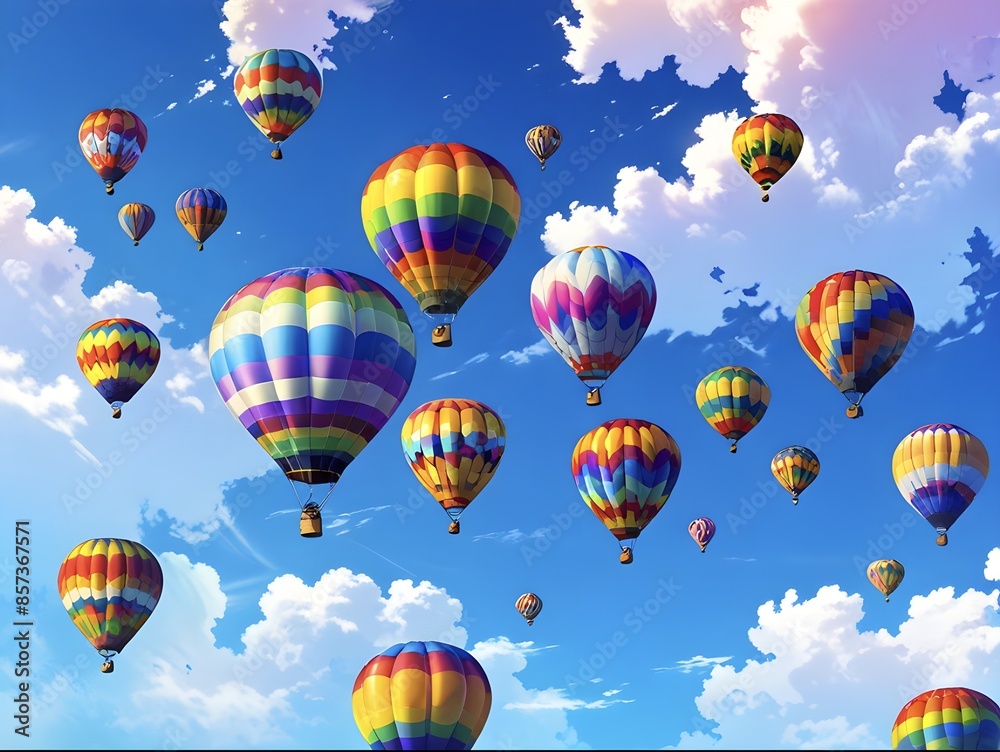 Fototapeta premium hot air balloons