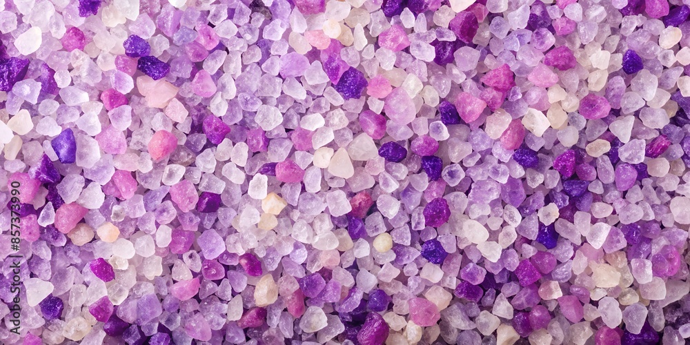 Obraz premium background of mineral bath salts close-up 