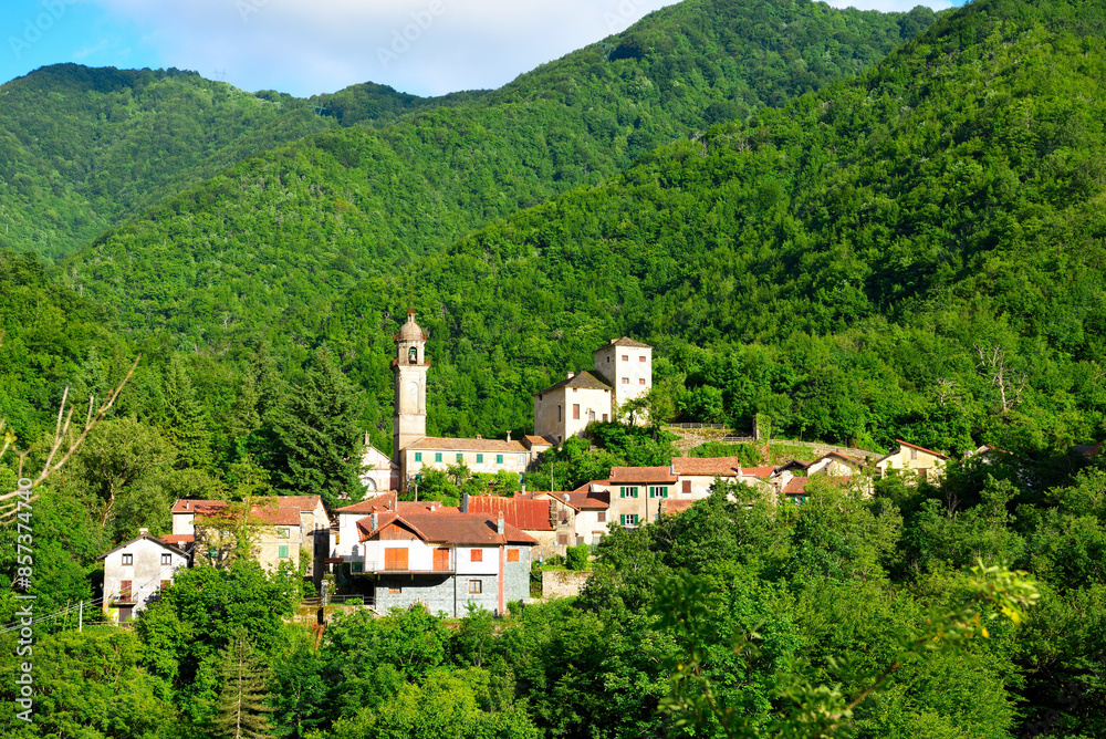 the village of Senarega Valbrevenna Genoa Italy the village of Senarega Valbrevenna Genoa Italy