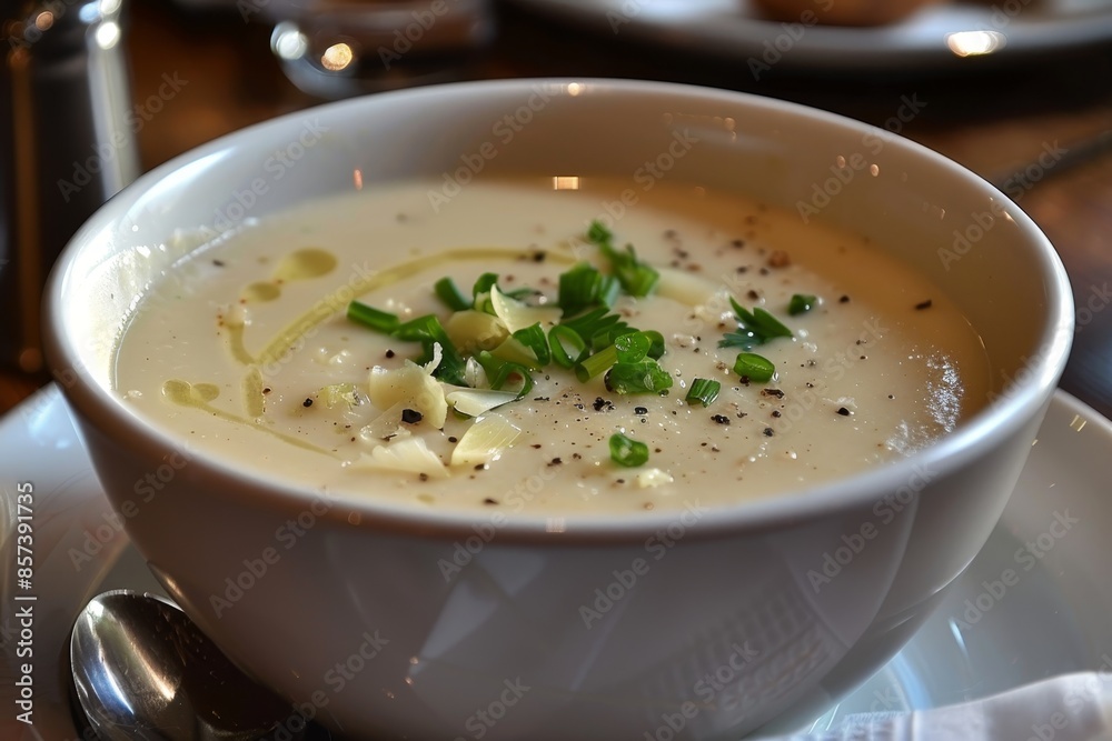 Creamy soup made from celeriac Creamy soup made from celeriac