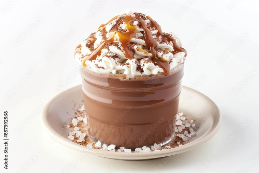 NESTLÉ TOLL HOUSE Cocoa Caramel Hot Chocolate Mix with Sea Salt NESTLÉ TOLL HOUSE Cocoa Caramel Hot Chocolate Mix with Sea Salt