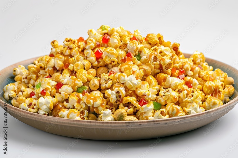 Gourmet Caramel Apple Popcorn with a Crunchy Apple Twist Gourmet Caramel Apple Popcorn with a Crunchy Apple Twist