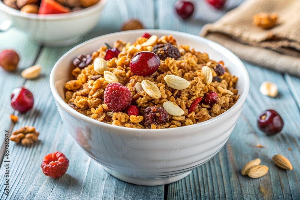 Muesli with berries and nuts Muesli with berries and nuts