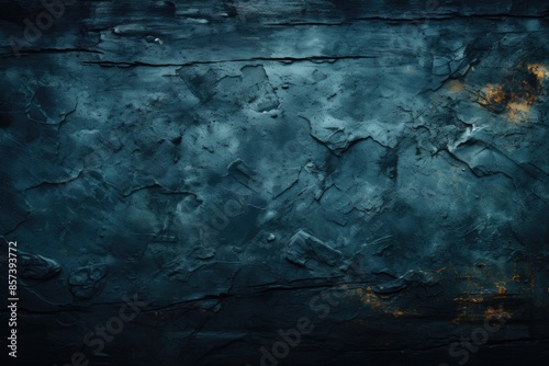 Texture, Blue Bill of Dark Abstract Dark Blue Dark Black Vignette Studio Banner, generative IA © Gabriel