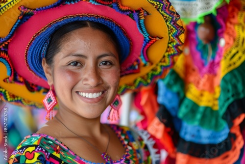 Colorful Traditional Mexican Attire © Sandu