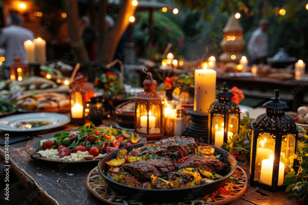 Outdoor Candlelit Dinner Outdoor Candlelit Dinner