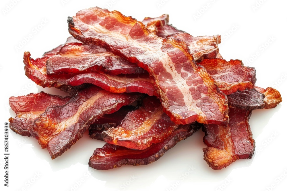 Crispy Fried Bacon Strips Crispy Fried Bacon Strips