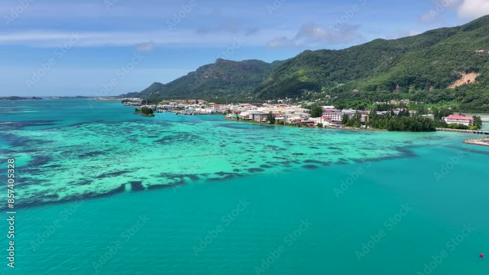 Seychelles Archipelago At Victoria In Mahe Island Seychelles. Indian Ocean Beach. Africa Background. Victoria At Mahe Island. Tourism Landscape. Nature Seascape. Outdoors Archipelago. Seychelles Archipelago At Victoria In Mahe Island Seychelles. Indian Ocean Beach. Africa Background. Victoria At Mahe Island. Tourism Landscape. Nature Seascape. Outdoors Archipelago.