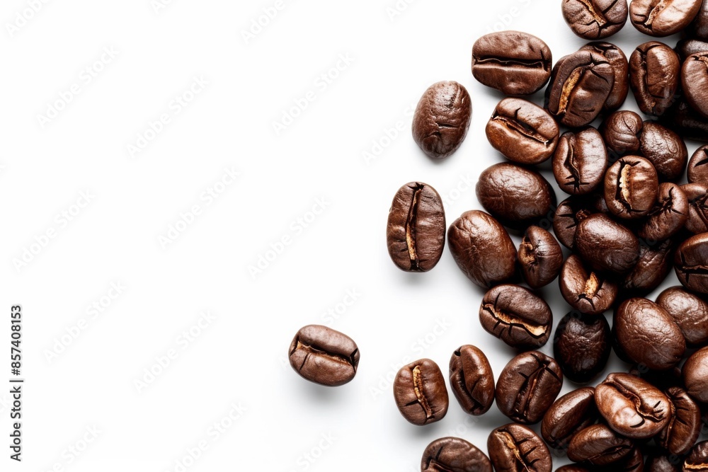 Coffee Beans on White Background Coffee Beans on White Background