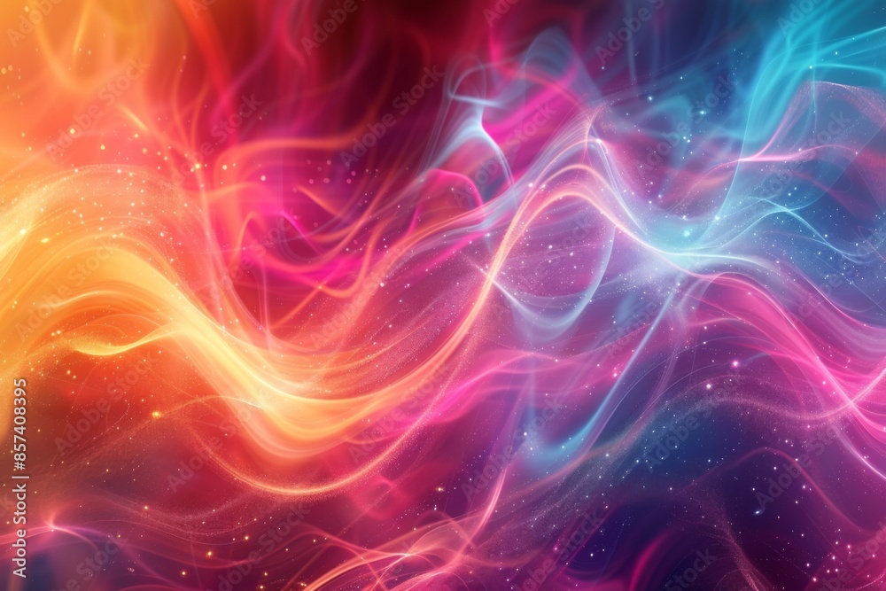 Fototapeta premium Abstract Colorful Smoke Background