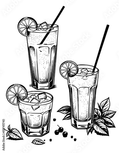 Cocktail Collection: Hand-Drawn Drink Icons