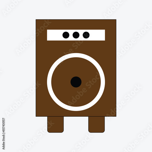 loudspeakers music icon sign vector