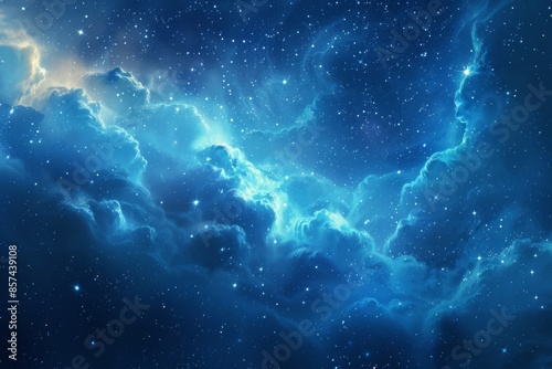 Starry Galactic Nebula © Sandu