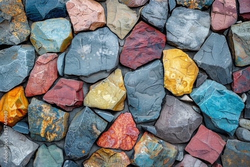 Colorful Stone Texture photo