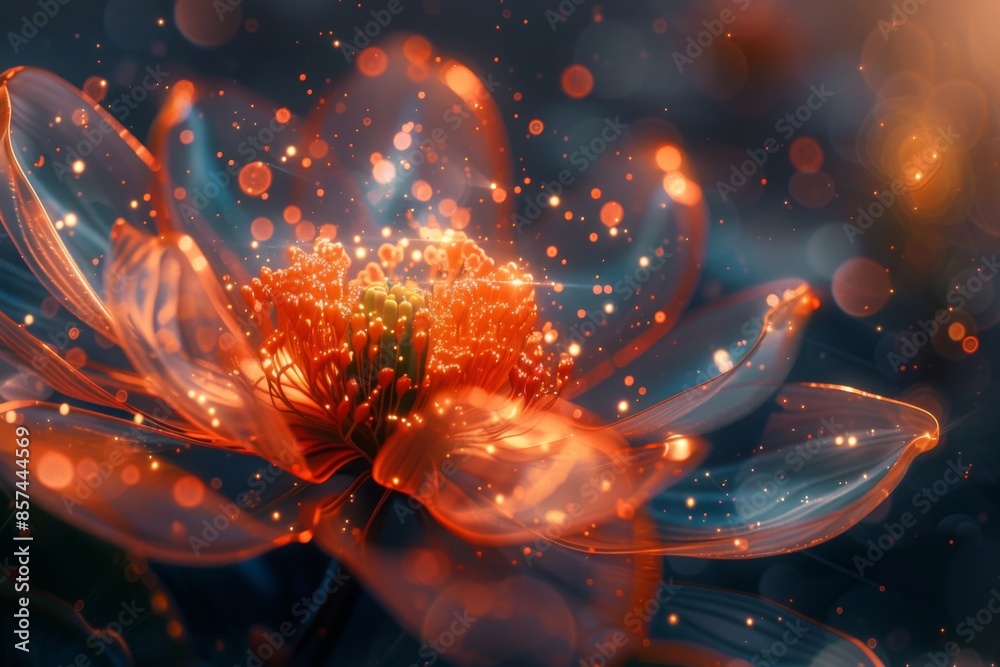 Dreamy Glowing Flower Dreamy Glowing Flower